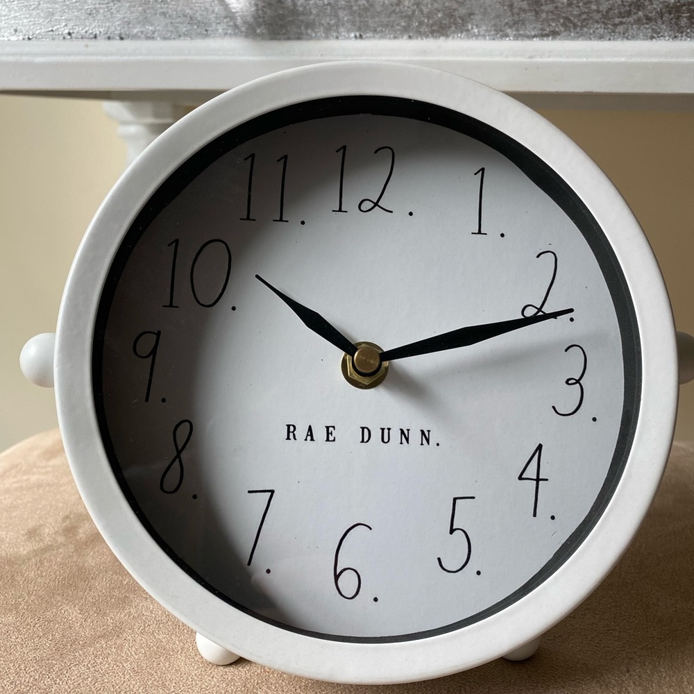 Rae Dunn White Clock